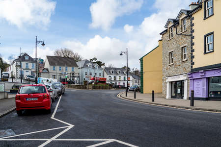 ARDARA, COUNTY DONEGAL / IRELAND - MARCH 13 2020 : Ardara town is still busy during the Corona outbreak.のeditorial素材
