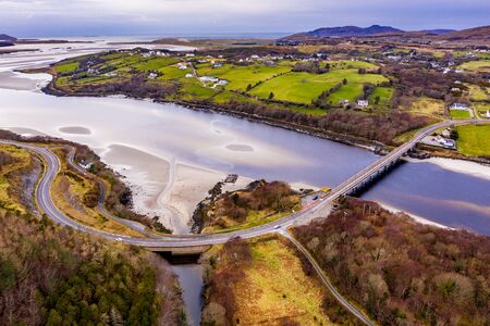 The bridge to Lettermacaward in County Donegal - Ireland