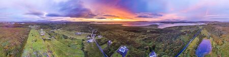 Amazing sunset at Portnoo in County Donegal - Ireland