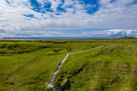 Aerial view of the Silver Strand in County Donegal - Ireland