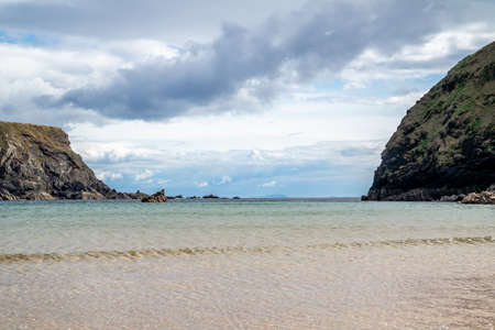 The Silver Strand in County Donegal - Irelandの写真素材