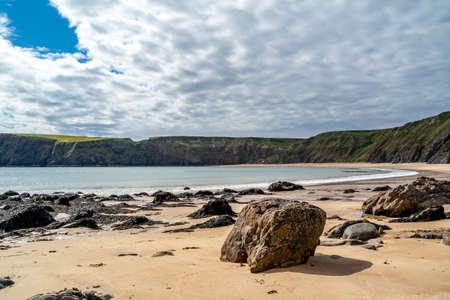 The Silver Strand in County Donegal - Irelandの写真素材