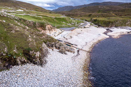 The amazing coastline at Port between Ardara and Glencolumbkille in County Donegal - Ireland