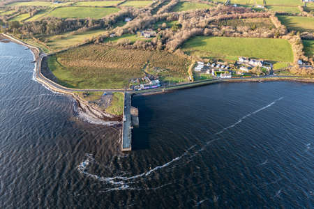The pier in Mountcharles in County Donegal - Ireland.