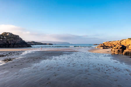 The beautiful Cloughglass bay and beach by Burtonport in County Donegal - Ireland
