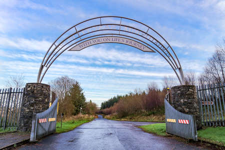Lough Derg, County Donegal, Ireland - December 05 2021 : Lough Derg is a place of christian pilgrimage since the 5th centuryのeditorial素材