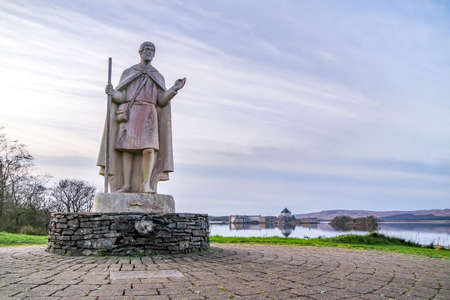 Lough Derg, County Donegal, Ireland - December 05 2021 : Lough Derg is a place of christian pilgrimage since the 5th centuryのeditorial素材