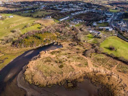 Aerial view of Ardara in County Donegal - Ireland