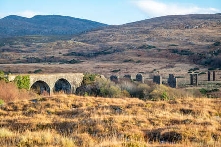 The Owencarrow Railway Viaduct by Creeslough in County Donegal - Ireland.