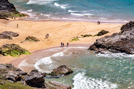 The Murder Hole beach, officially called Boyeeghether Bay in County Donegal, Ireland