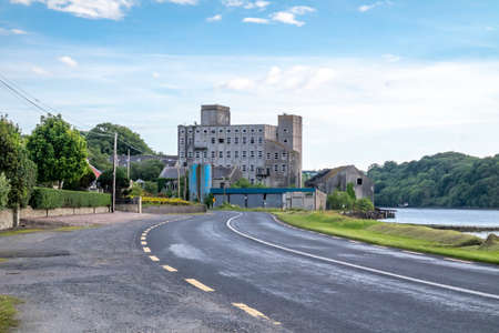 The remains of the old milford bakery in mulroy bay, county donegal, republic of irelandの写真素材
