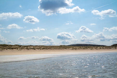 Beautiful clear water at Narin Strand in County Donegal - Ireland.の写真素材