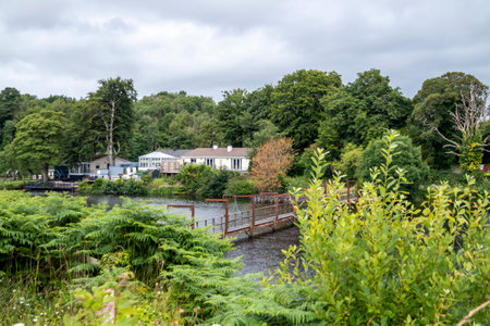 Belleek, Northern Ireland - 20 May 2022: The Glen Eden Hotel is still for saleのeditorial素材