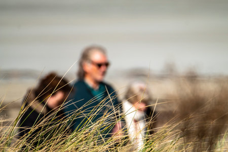 Portnoo, County Donegal, Ireland - March 07 2023 : For Letters of Love is being filmed at the beach,...