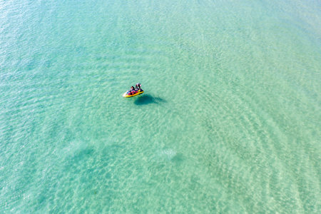 Downings, Ireland - July 31 2022: Holiday makers enjoying the Atlanticのeditorial素材
