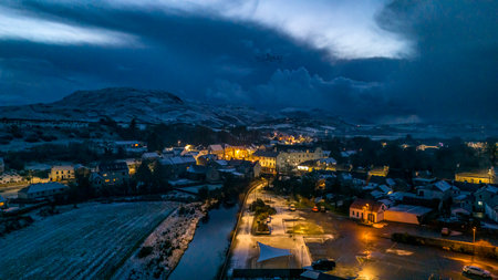 Ardara, County Donegal , Ireland - January 17 2024 : Ardara is a beautiful town on the Wild Atlantic...
