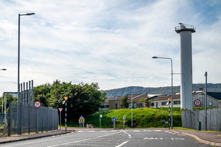 Killybegs, Ireland - May 16 2023: The Roundabout is close to Mooney Boatsのeditorial素材