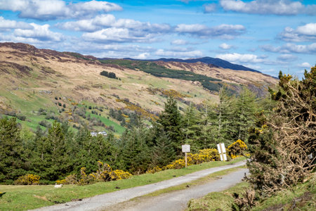 The beautiful landscape at Meenahalla, Glenties, Republic of Irelandの写真素材