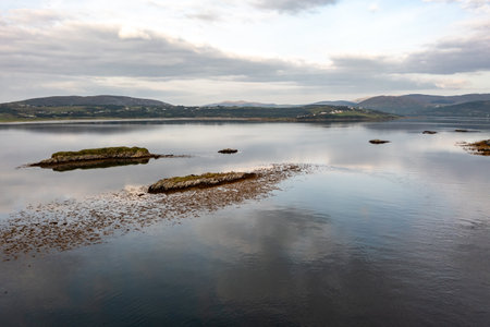 Gweebarra bay in County Donegal, Republic of Irelandの写真素材