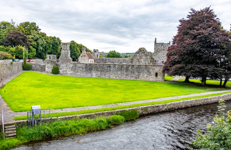Ruins of the Boyle Abbey, a Cistercian monastery founded in the twelfth century by monksの写真素材
