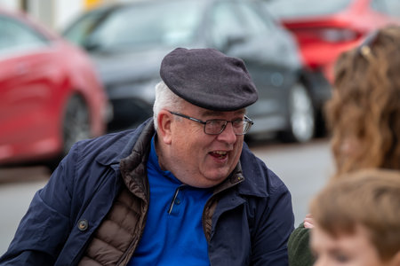 Dungloe, County Donegal, Ireland - July 31 2025 : Locals and visitors enjoy the Mary From Dungloe International Arts Festivalのeditorial素材