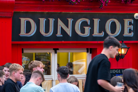 Dungloe, County Donegal, Ireland - July 31 2025 : Locals and visitors enjoy the Mary From Dungloe...