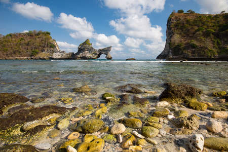 Atuh Beach - Nusa Penida Island, Bali, Indonesiaの写真素材