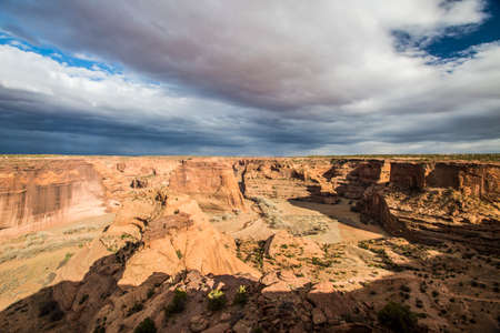 Canyon de Chelly National Monument during Sunset, Arizonaの写真素材