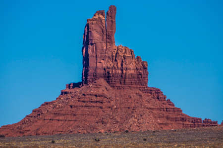 Monument Valley in Arizona, USA.の写真素材