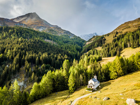 Wonderful view of Grossglockner Hochalpenstrasse, Austria