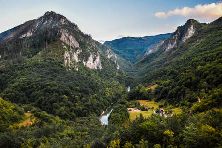 Durmitor mountains in Durmitor national park in Montenegro, Balkans.の写真素材