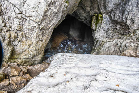 Montenegro. Durmitor National Landmark Park. Ice cave. (Ledena pecina).の写真素材