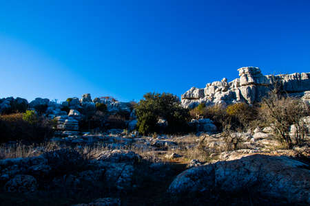 The Torcal de Antequera Natural Park contains one of the most impressive examples of karst landscape...