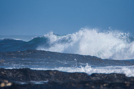 Atlantic Ocean coast near Luderitz in Namibia