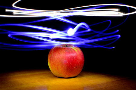Light and Appleの写真素材