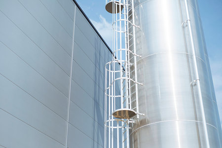 Detail of industry architecture from Poland.の写真素材