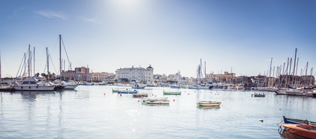 ORTIGIA, SYRACUSE ITALY APRIL 26: The dock and the boatsのeditorial素材