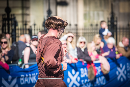 Glasgow, Scotland - October 2016: runners of Glasgow half marathonのeditorial素材