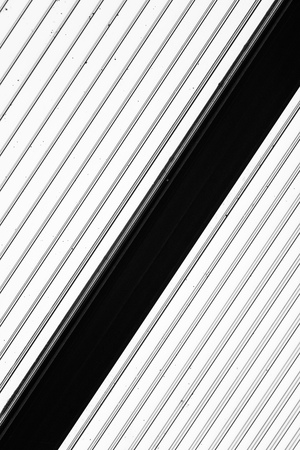 Stripes background - diagonal black and white stripesの写真素材