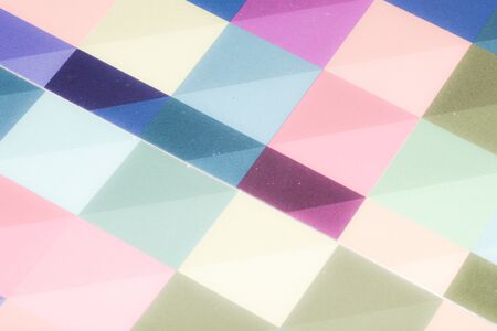 Colorful checkered abstract background, variable sizes backdrop
