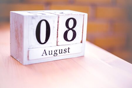 8th of August - August 8 - Birthday - International Day - National Dayの写真素材