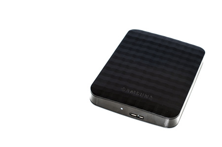 Perth, Scotland - 4 November 2019: Samsung External Drive - 2 TB HDD - External Storage