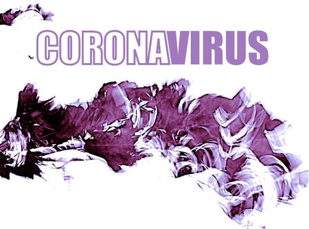 Coronavirus - a dangerous disease spreading around the worldの写真素材
