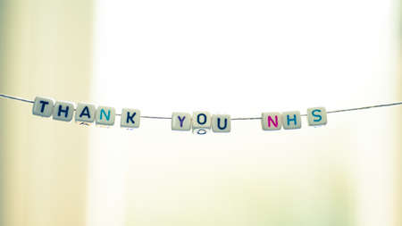 Thank you NHS sign in hospital window