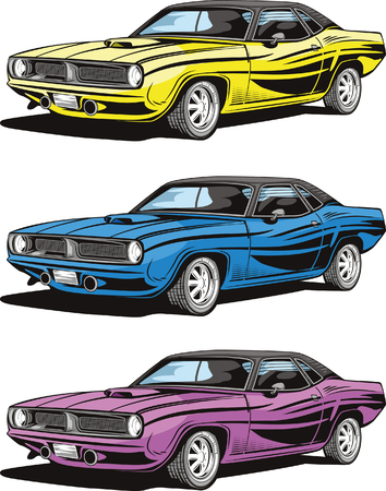 Car modelsのイラスト素材