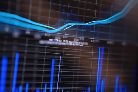 Financial diagram.の写真素材