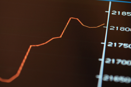 Financial diagram.の写真素材