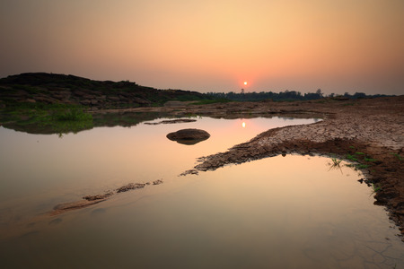 "Sampanbok" Grand canyon of Thailand.の写真素材