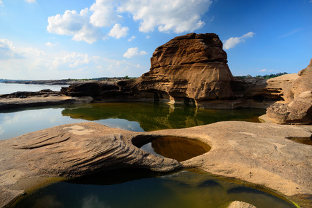 Sampanbok Grandcanyon of Thailand. Sampanbok Canyon amazing of Thailand.
              Amazing of Thailand.の写真素材