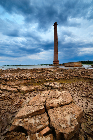 Rice mill was flooded after the dam.
Old Mill ,Old factoryの写真素材